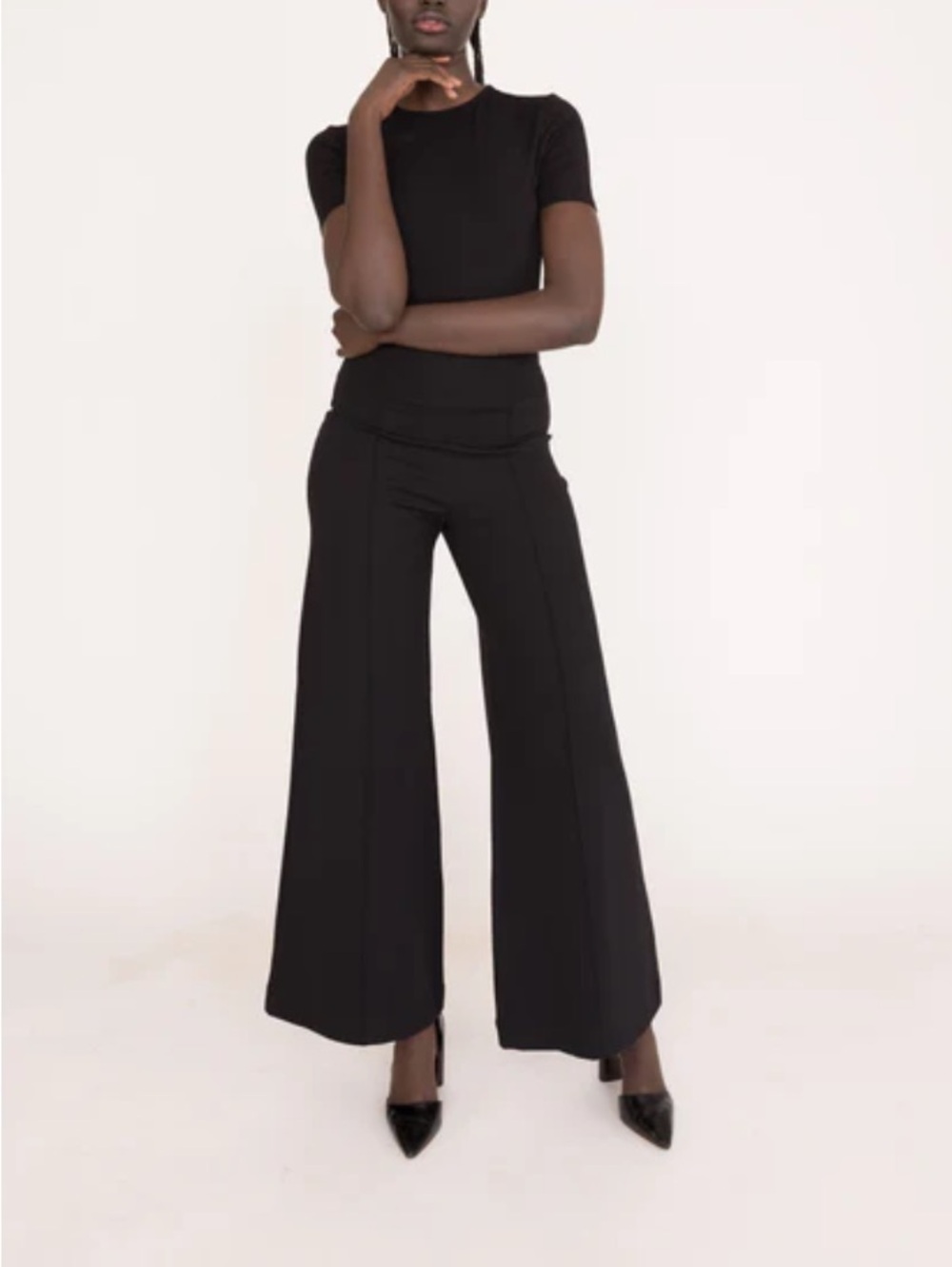 Ripley Rader Ponte Knit Wide Leg Pants